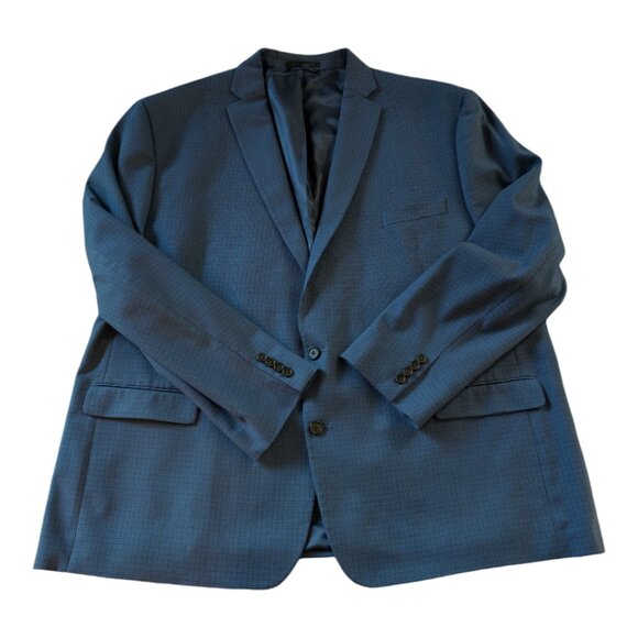 Lauren Ralph Lauren Men’s Big & Tall Blue Suit Jacket Blazer, Sport Coat, 56L - Picture 3 of 11